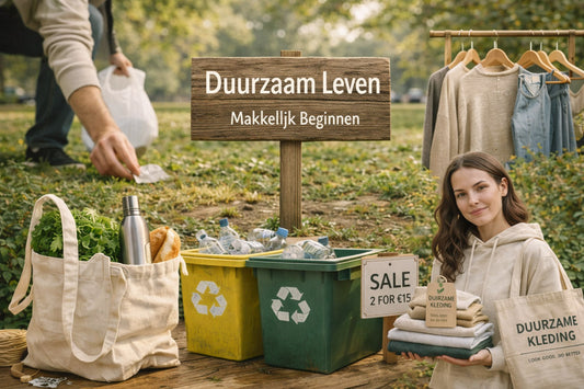 7 simpele manieren om duurzamer te leven met kleine dagelijkse keuzes zoals afval opruimen, hergebruik en bewuste aankopen