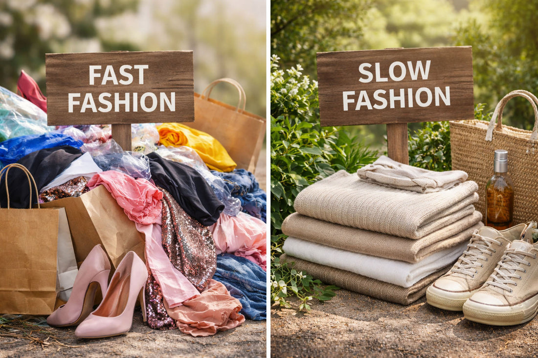 verschil tussen fast fashion en slow fashion duurzame kleding